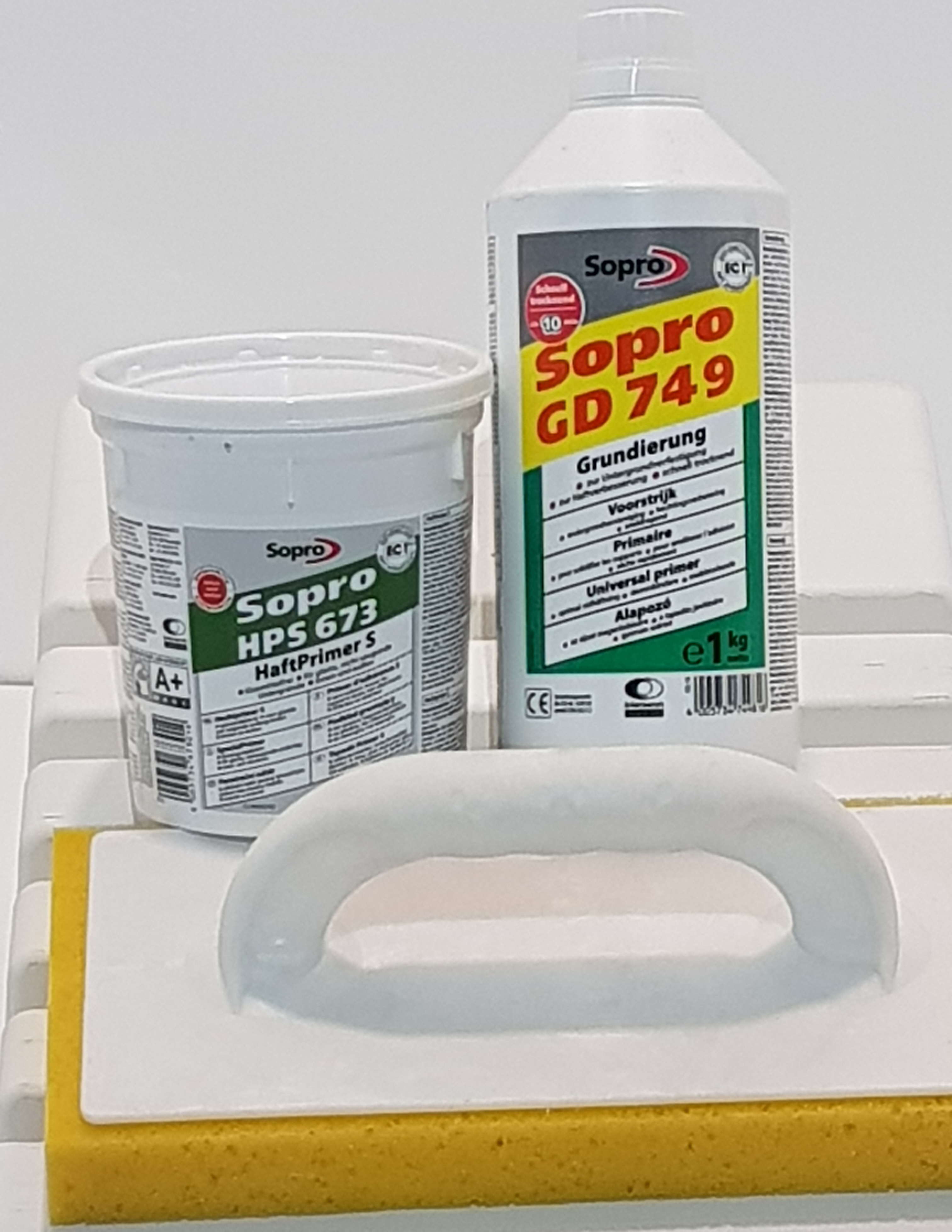 Voorstrijk tegelwerk